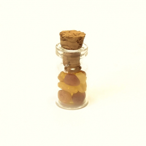 Baltic amber in a bottle 1