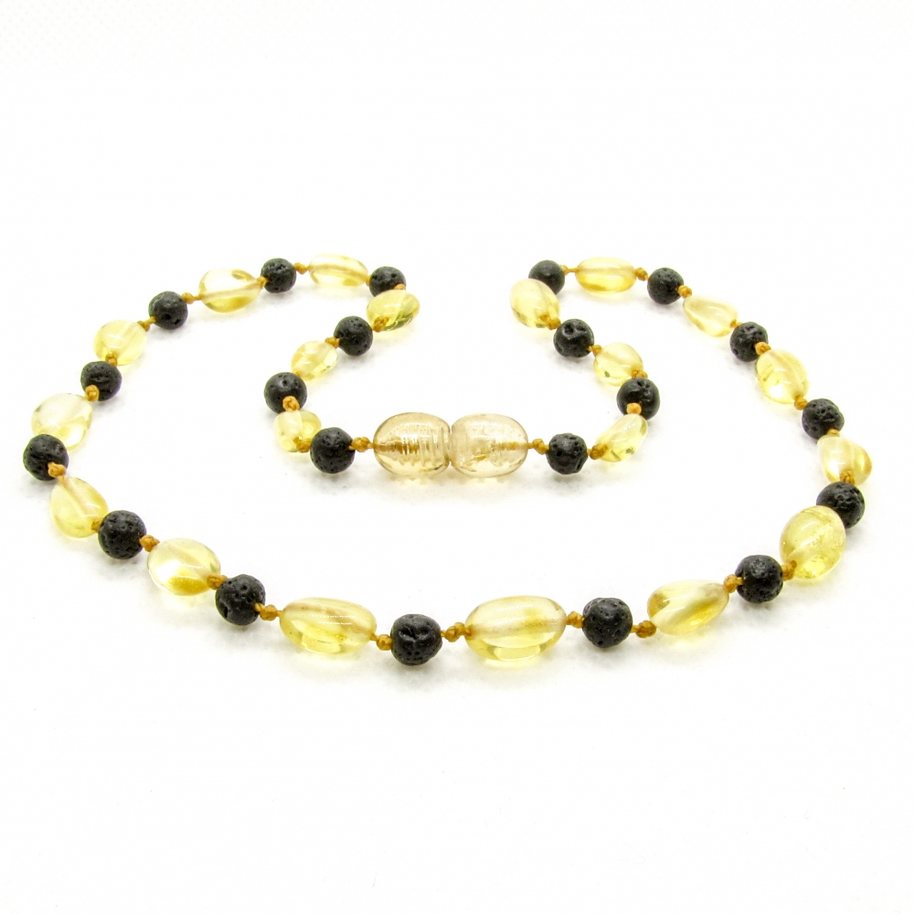 Amber & Lava Teething Necklace 289