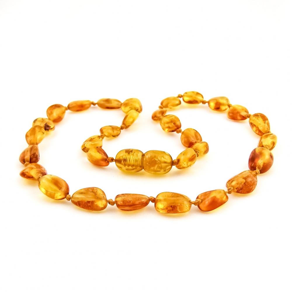 Lot-20 Genuine 100%  Baltic Amber Baby Necklaces 28cm 11inch 
